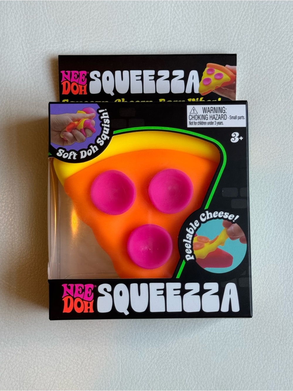 NeeDoh Pizza Squeezza Authentic Squishy Squeeze RARE Fidget Toy New SHIPS TODAY!